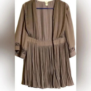 Gimmicks by BKE Kimono metallic brown large